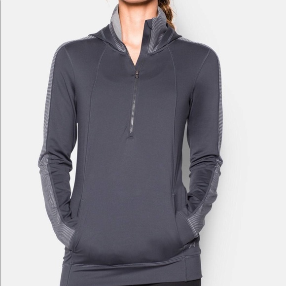 Under Armour Loose Cold Gear 1/2 Zip Sweatshirt - Picture 1 of 6